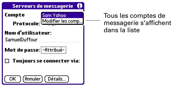 PALM VERSAMAIL - Pour modifier un compte et ajouter APOP : - 2