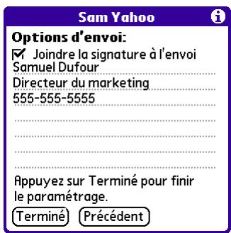 PALM VERSAMAIL - Pour créer une signature personnelle : - 2