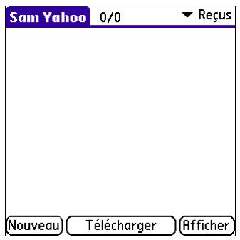 PALM VERSAMAIL - Sélection d'un autre service pour un compte de messagerie donné - 1