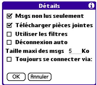 PALM VERSAMAIL - Pour recevoir des messages électroniques : - 2