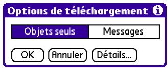 PALM VERSAMAIL - Sélection d'un autre service pour un compte de messagerie donné - 2