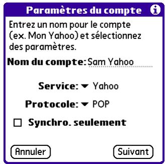 PALM VERSAMAIL - Procédez de la façon suivante : - 1