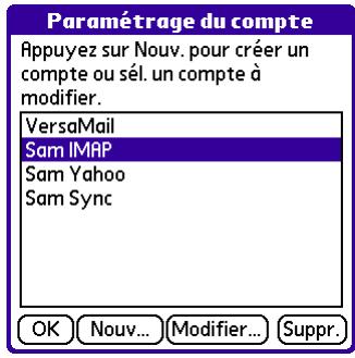 PALM VERSAMAIL - Pour supprimer un compte : - 2