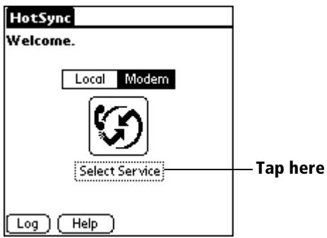 PALM VX - To prepare your organizer for a network HotSync operation: - 2