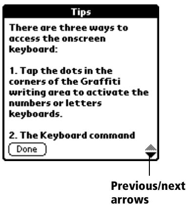 PALM VX - Elements of the organizer interface - 2