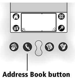 PALM VX - To open Address Book: - 1
