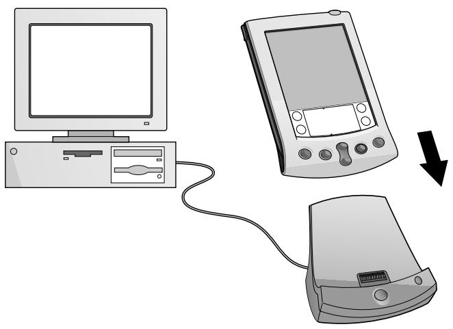 PALM VX - To install Palm Desktop software: - 1