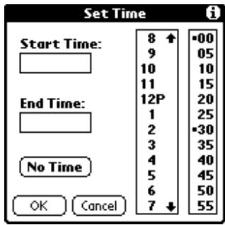PALM VX - To schedule an untimed event: - 1