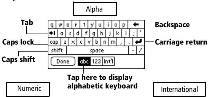 PALM VX - Onscreen keyboard - 2