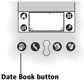 PALM VX - To open Date Book: - 1