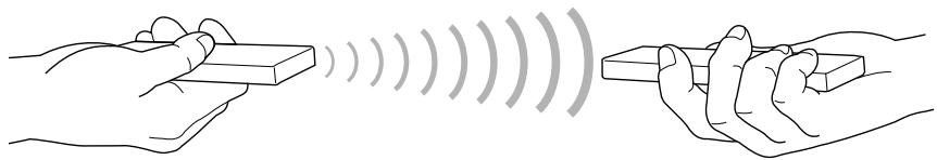 PALM VX - To beam a record, business card, or category of records: - 1