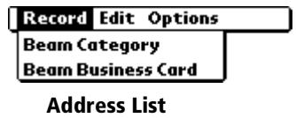 PALM VX - Record menus - 1