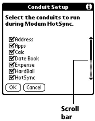 PALM VX - Elements of the organizer interface - 3