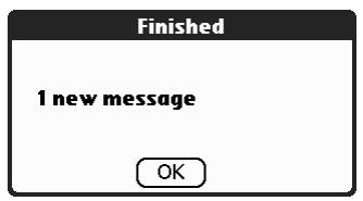 PALM TUNGSTEN 2 VERSAMAIL 2.5 - To get e-mail messages: - 3