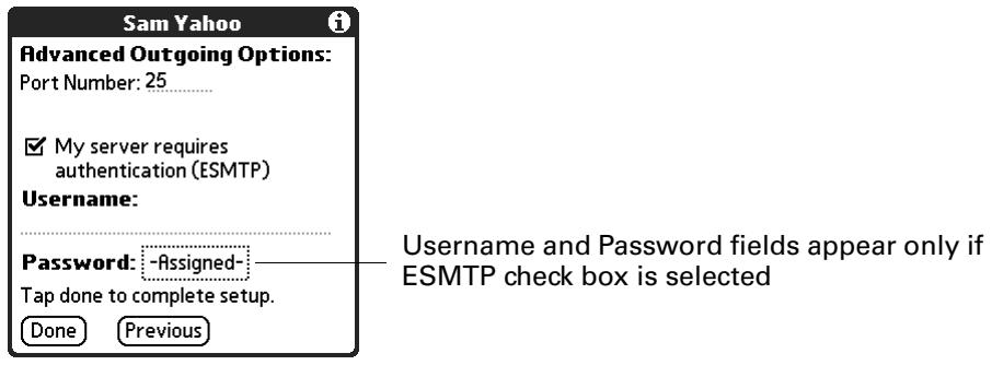 PALM TUNGSTEN 2 VERSAMAIL 2.5 - Authentication - 1