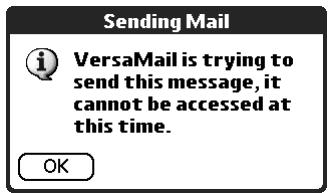 PALM TUNGSTEN 2 VERSAMAIL 2.5 - Modifying messages in the Outbox - 1