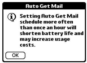 PALM TUNGSTEN 2 VERSAMAIL 2.5 - Increased monthly charges - 1