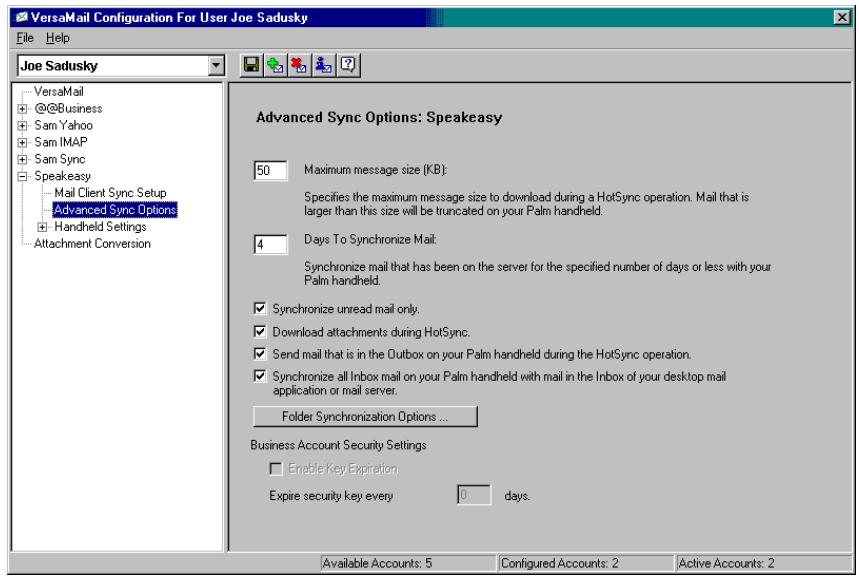 PALM TUNGSTEN 2 VERSAMAIL 2.5 - Maximum message size (KB) - 1