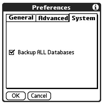 PALM TUNGSTEN 2 VERSAMAIL 2.5 - Backing up mail databases - 1