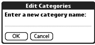 PALM TUNGSTEN 2 VERSAMAIL 2.5 - To create and edit e-mail folders: - 3