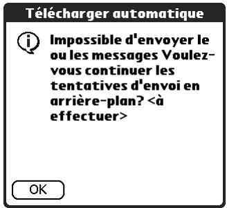 PALM TUNGSTEN C - Notifications de renvoi - 2