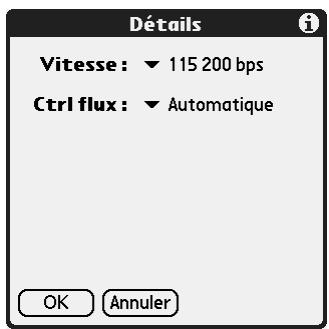 PALM TUNGSTEN C - Pour modifier la connexion IR au pc/ordinateur de poche : - 3