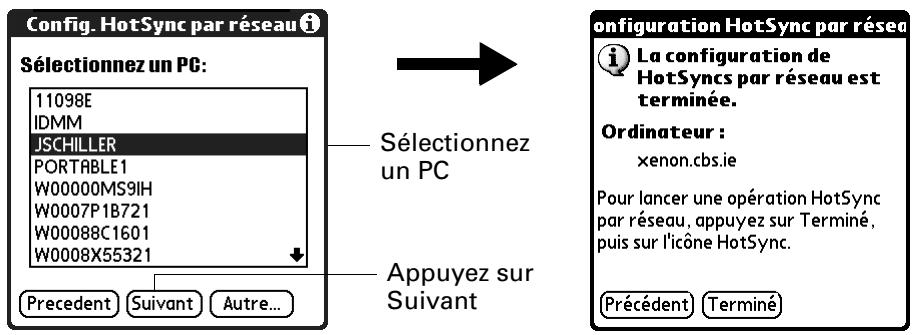 PALM TUNGSTEN C - Appuyez sur suivant. - 2