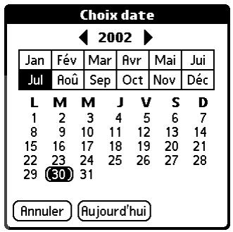 PALM TUNGSTEN C - Pour supprimer des messages antérieurs à une certaine date : - 4