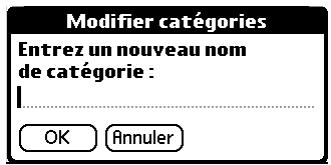 PALM TUNGSTEN C - Pour définir une nouvelle catégorie : - 3