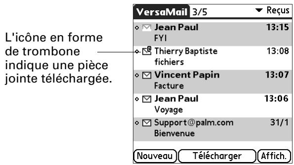 PALM TUNGSTEN C - Pour télécharger une pièce jointe : - 1