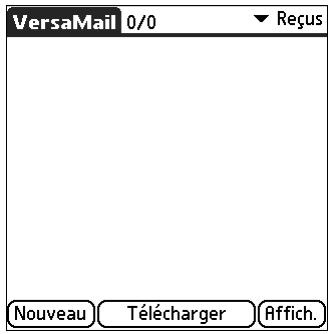 PALM TUNGSTEN C - Sélection d'un autre service pour un compte de messagerie donné - 1