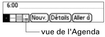 PALM TUNGSTEN C - Pour afficher la vue de l'agenda : - 1