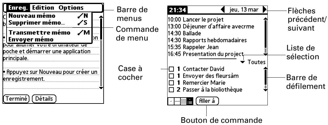 PALM TUNGSTEN C - Pour utiliser un raccourci : - 1