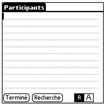 PALM TUNGSTEN C - Pour ajouter des noms à un enregistrement de dépenses : - 3