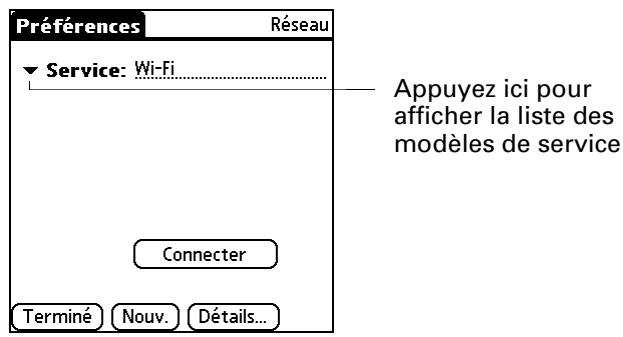 PALM TUNGSTEN C - Choix d'un service - 1