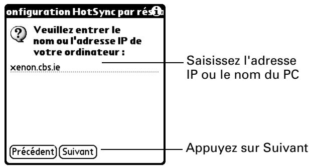PALM TUNGSTEN C - Appuyez sur suivant. - 4
