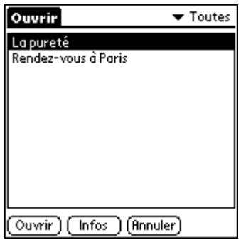 PALM TUNGSTEN C READER - Quantité de mémoire utilisée par un livre électronique - 1
