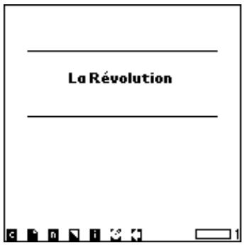 PALM TUNGSTEN C READER - Ouverture et basculement d'un livre à l'autre - 3