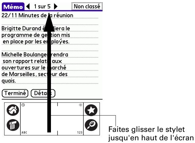 PALM TUNGSTEN E - Préférences du stylet - 1
