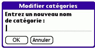 PALM TUNGSTEN E - Pour définir une nouvelle catégorie : - 3