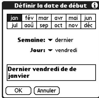 PALM TUNGSTEN E - Pour paramétrer l'heure d'étà : - 1