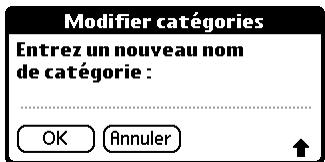 PALM TUNGSTEN T2 - Pour créer et modifier des dossiers de messagerie : - 3