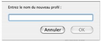 PALM TUNGSTEN T2 - Pour créer un profil utilisateur sur Macintosh : - 2
