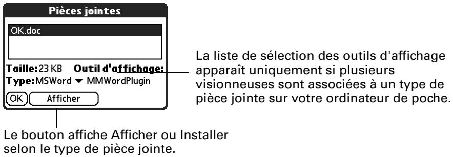 PALM TUNGSTEN T2 - Pour télécharger une pièce jointe : - 4
