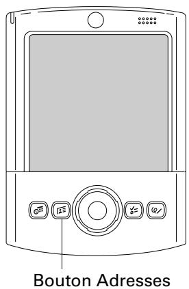 PALM TUNGSTEN T2 - Pour ouvrir l'application Adresses : - 1