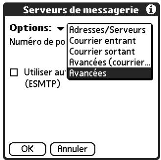 PALM TUNGSTEN T2 - Copie cachée des msgs sortants - 2
