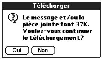 PALM TUNGSTEN T2 - Pour télécharger une pièce jointe : - 2