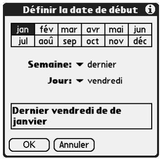 PALM TUNGSTEN T2 - Pour paramétrer l'heure d'été/d'hiver : - 1