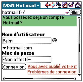 PALM TUNGSTEN T2 - Pour saisir un mot de passe : - 1