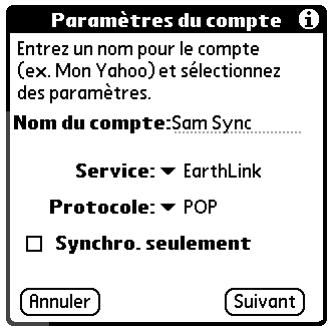 PALM TUNGSTEN T2 - Procédez de la façon suivante : - 1